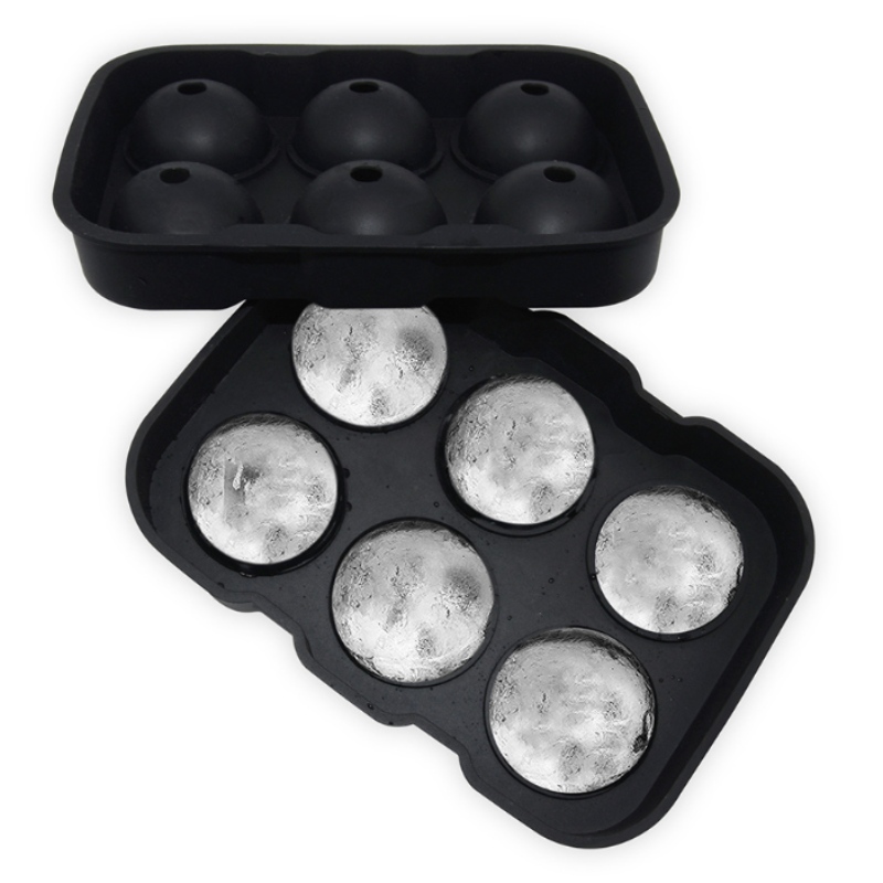 Spezielles Eismodell für 10-Farben-Spot-Whisky 6-Loch-Eishockeyform runde wasserdichte Eismaschine