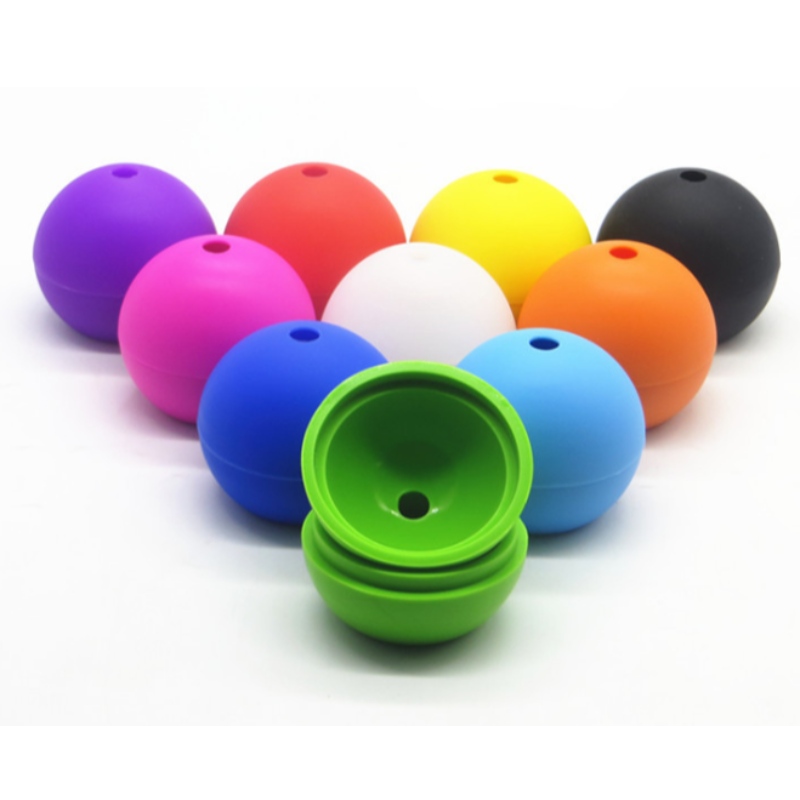 Silikon-Eishockey Silikon-Eishockeyform 6 cm großer Eishockeyplatz runde Eishockeyform mehrfarbig optionale Eisherstellungsform