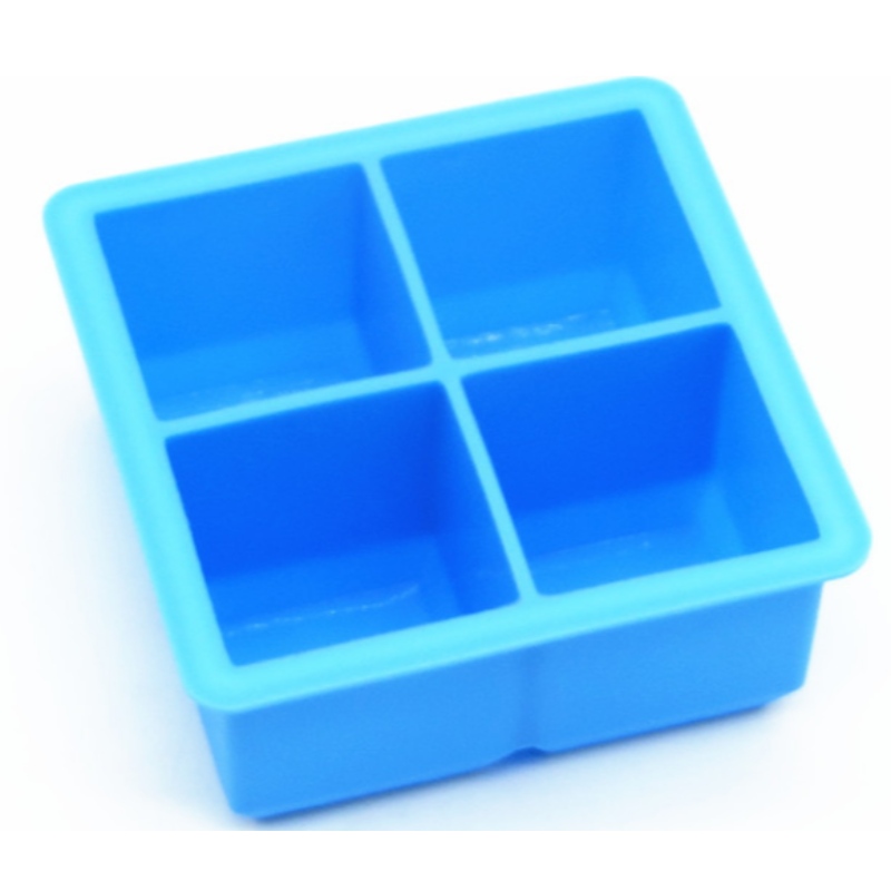 Kieselgel 4-Gitter Eisgitter 4-angeschlossene Kieselgel quadratische Form 4-Loch quadratische Zubehörbox Whisky Bar Eisbox