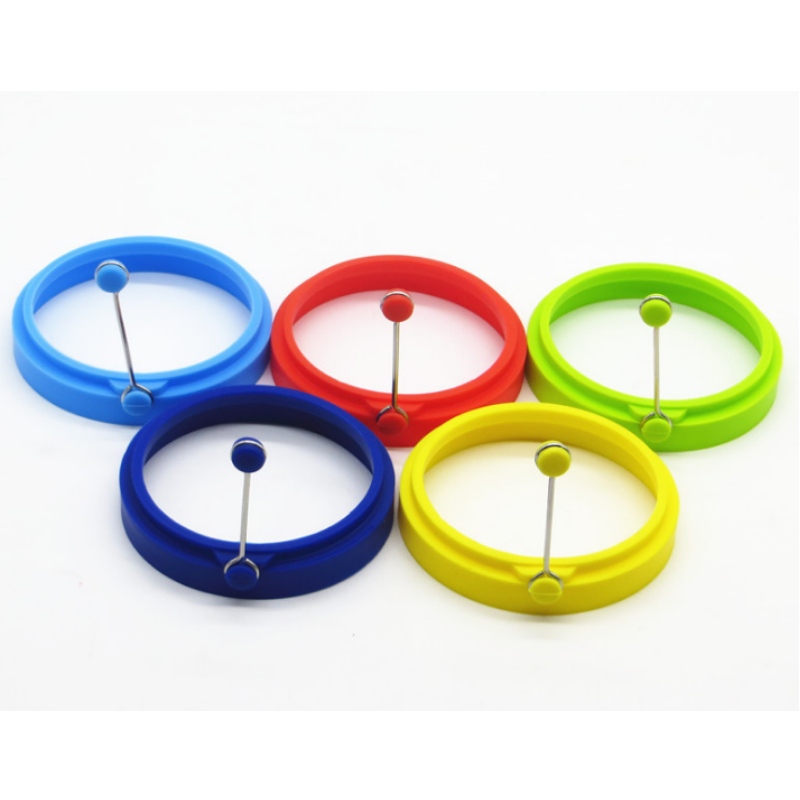 Silikon runder Omelettgriff Silikonomelett DIY Schimmelbeutel Ei Silikon Eierring