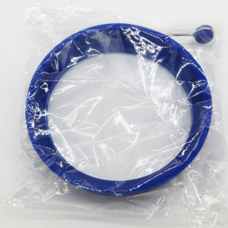 Silikon runder Omelettgriff Silikonomelett DIY Schimmelbeutel Ei Silikon Eierring