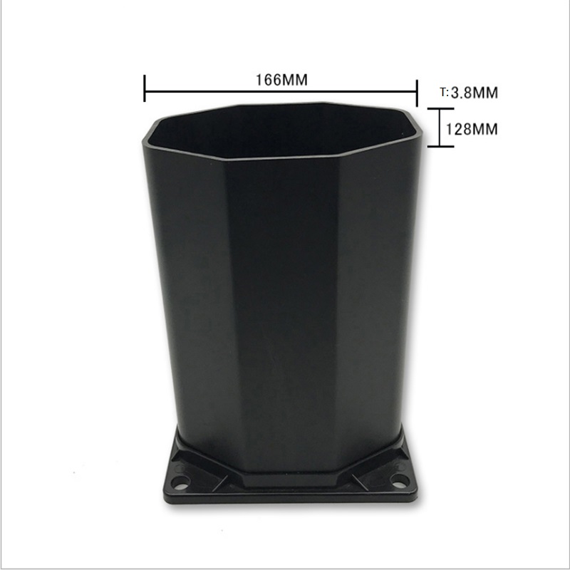 Maßgeschneidertes PVC-Kunststoff-achteckiges Rohr-Zubehörrohr für die Stranddusche