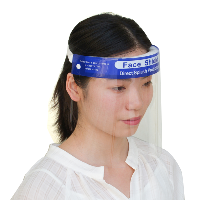 0,25 mm Anti-Staub-transparenter Vollschutz mit Schwammgesichtsschutz-Gesichtsschutz