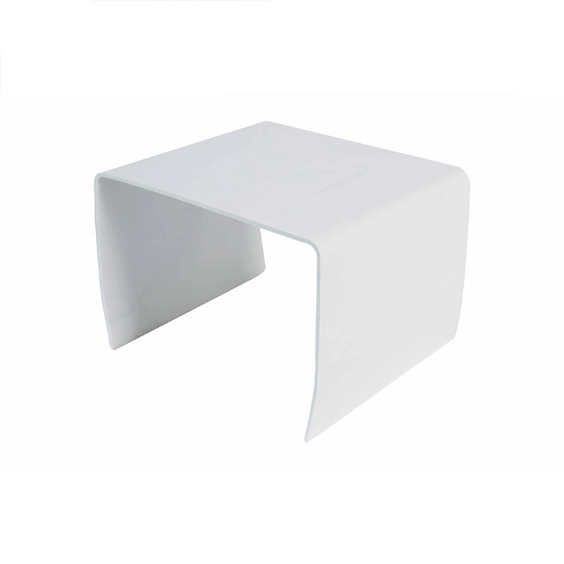 Custom PVC Kunststoff Profil Extrusionsquadratische Rohr für Wasserfälle Vorhang durch PVC-Kunststoff Wasservorhang Rand Groove