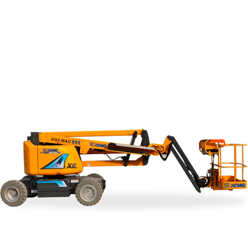 Gelenkausleger hebt XGA16 an