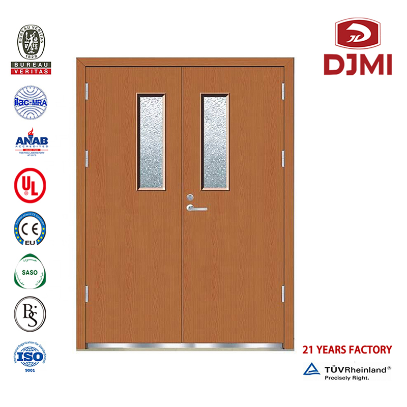 New Settings Wood Doors Flat Certified Commercial Factory Price Fire Proof Door Chinese Factory Teak Wood Designs 2Hour 60Mins Fire Resistant Wood Door High Quality Main Designs 2011 Wood Emergency Fireproof Innenraum Door