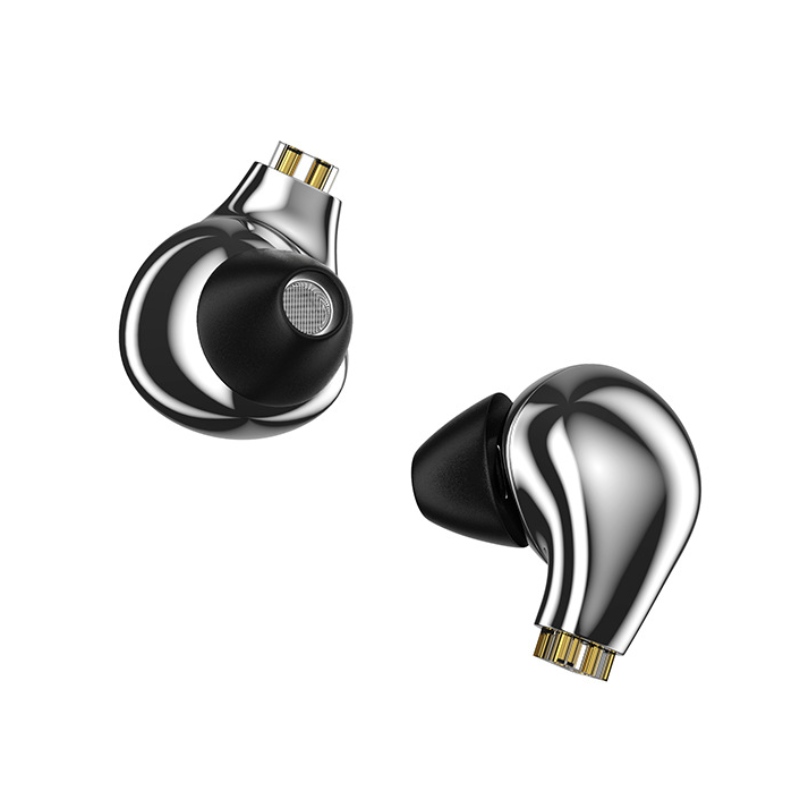 Metal In Ear Headsets Dynamic Hi-res Earbuds with Connector 3,5mm Sport Earbuds