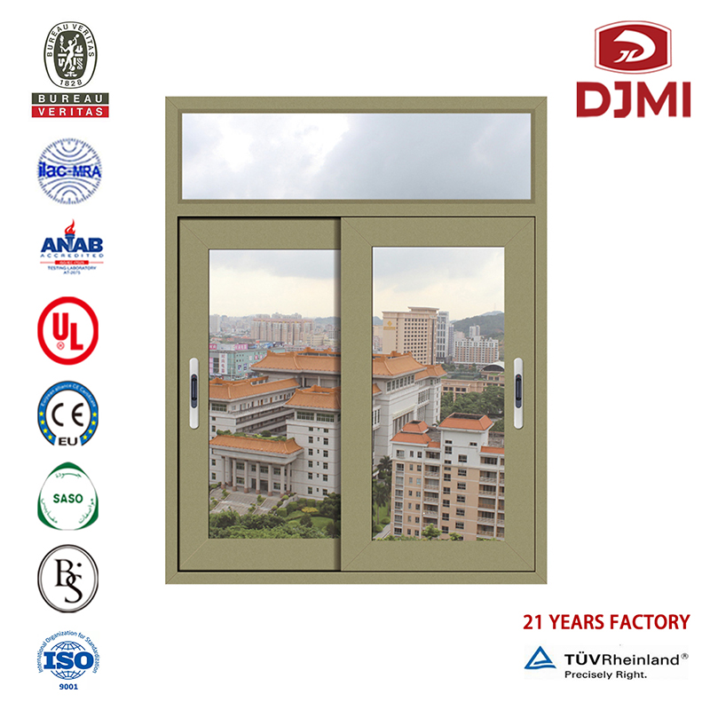 Brand New Aluminium Fixed Thermal Protection Glass Sliding Slide Window Hot Selling Thermal Break for Passiv House Aluminium Sliding Window Multifunktions Highlights Euro Thermal Break System Sliding Window German Double Glazing