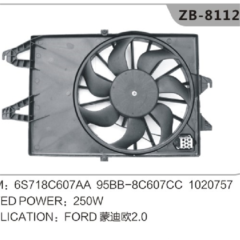 FORD MONDEO Motor Kühlerlüfter 6S718C607AA