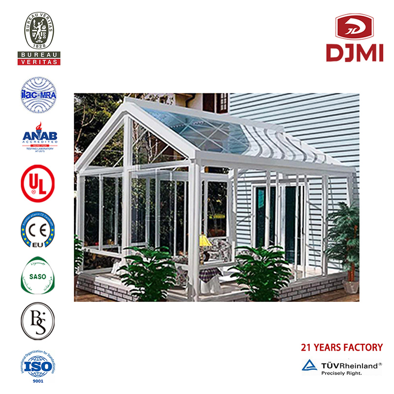 Professionelle, individuell gestaltete Glass House Balkon mit Sonnendach New Design Sun Room House Tempered Glass Best Seller Sunroom Marke New Sun Sunshade Aluminium Patio Room Glass Aluminium Sunrooms