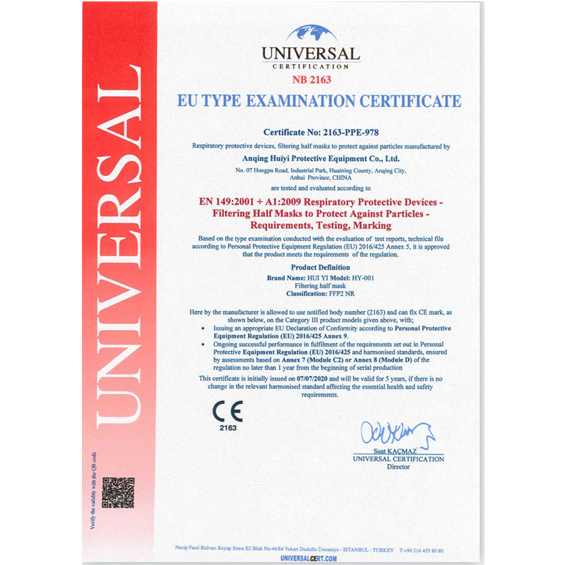 Maske HY-01 CE2163