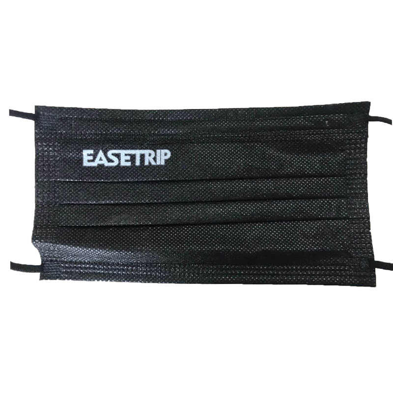 3-Schicht-Gesichtsmaske, Einweg-Maske, HD-01Black-3bblack