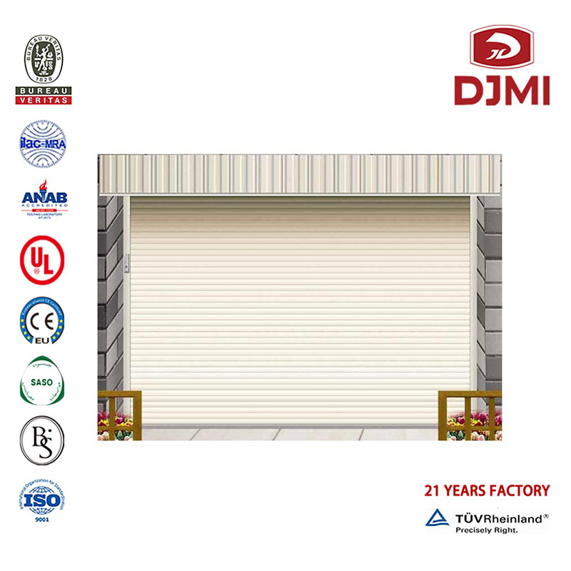 Multifunktionale Aluminium Rolling Door Preise Commercial Garage Doors Professional Electric Aluminium Roller Double Door Residential Garage Doors New Design Double Layer Slat Aluminium Roller Metal Building Garage Doors Sectional Doors