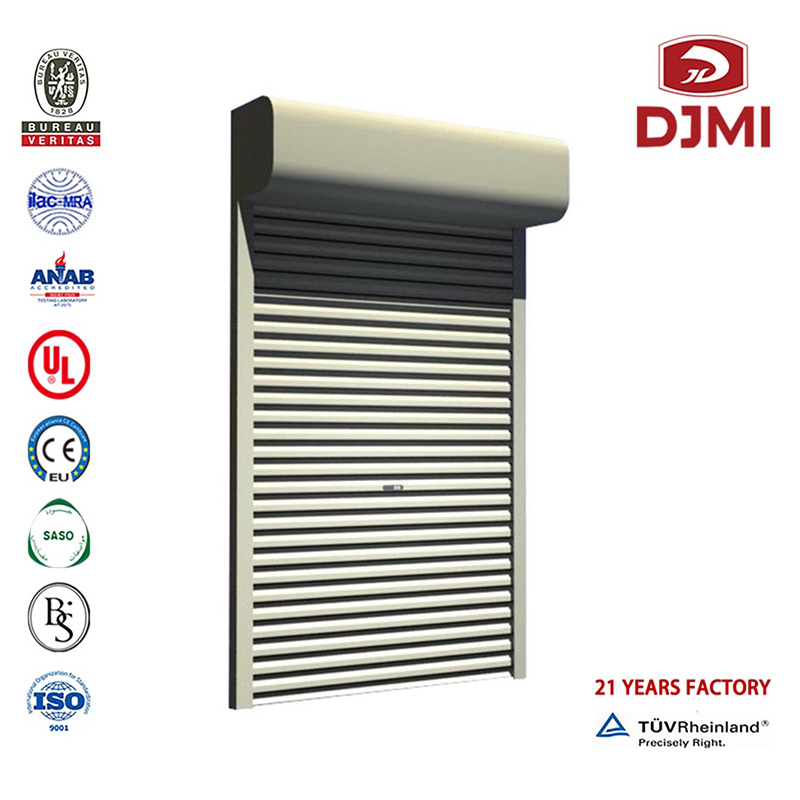 Professional Factory Price Roller Doors Drawning Aluminium Car Garage Electric Roller New Design Thermal Insulation Garage Tür Brand New White Shutter Roller Garagen Türen