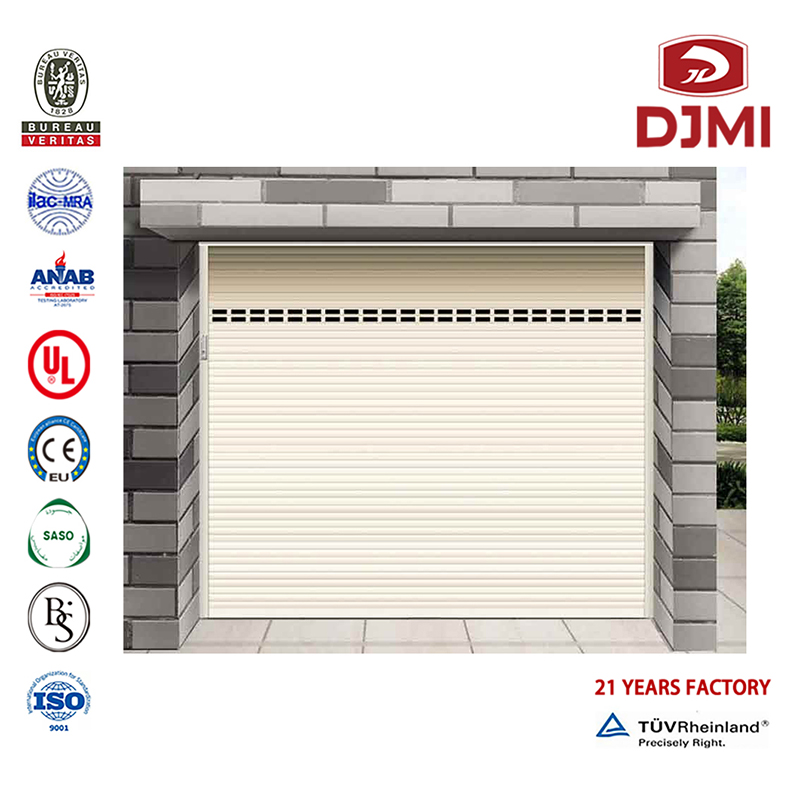 New Design Modern Doors Fire Rate Garage Overhead Tür Brand New Cheap Doors Single 16X8 Garagentor Hot Selling Eletric Roll Up to Doors White Garage Door