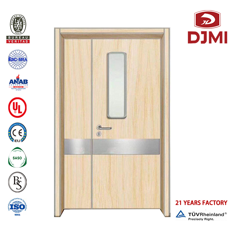 Customized Steel Wooden Door Main Gate Colors Hospital Doors New Settings Moulded Mutter und Sohn Room Tür Chinese Factory Hospital Möbel Teak Wood Design Interior Door