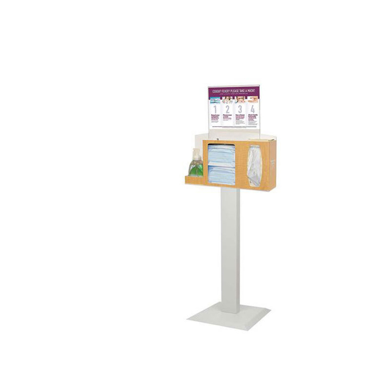 TMJ700 Good Quality Metal Supermarket Pop Adjustable Pedestal Poster Stand