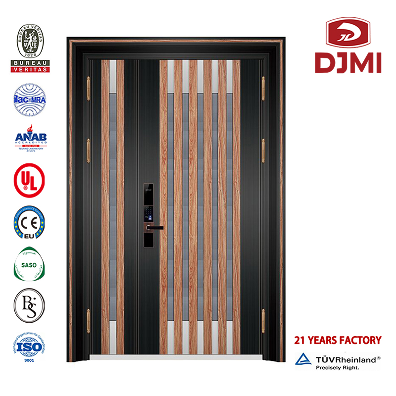 Gate Israel Security Apartment Armoured Door Customized Double Swing Wood Anti-Theft China Made Security Armored Doors Mosaic Design Stahl Stahlarmoured Door New Settings Armored Wood Exterior Security Armoured Steel Entry Door