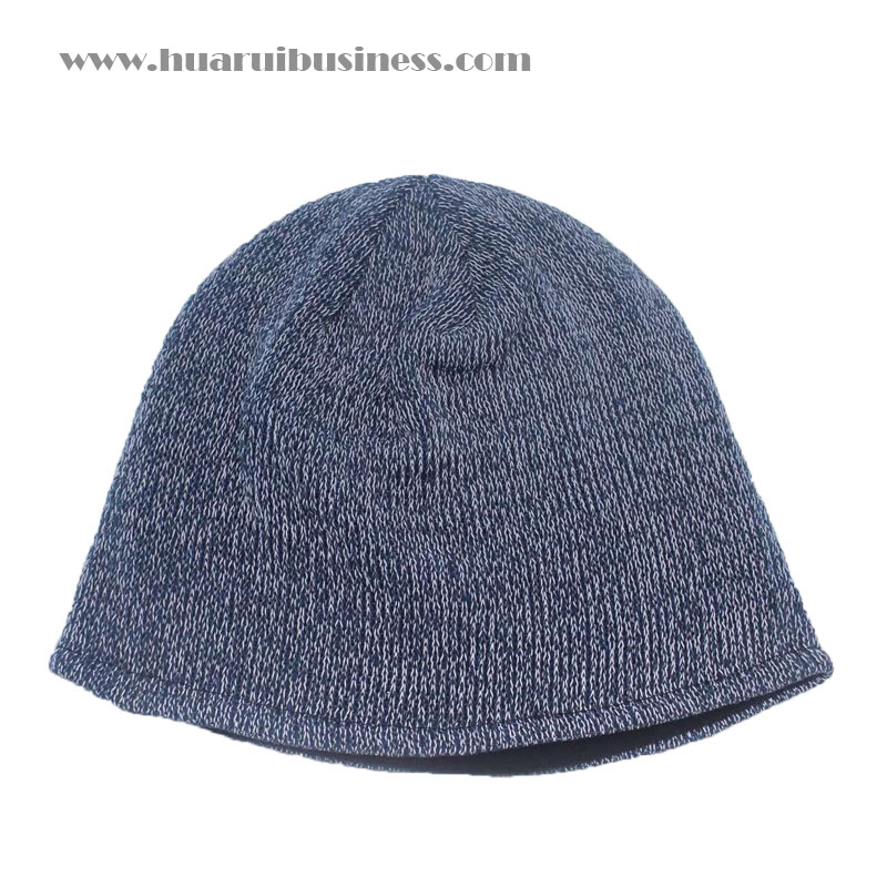 hohe reflektierende Mütze, Strickmütze, Tuque, keine Manschette