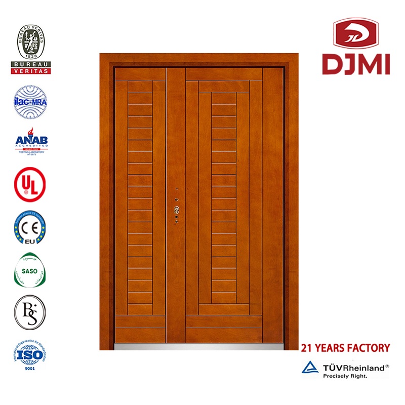 New Settings Armoured Doors Hdf Schlafzimmer Wood Front Door Designs Chinese Factory Armoured Security Solid Wood Material Door Armored High Quality Strong Armoured Security Oak Solid Wood Armored Door
