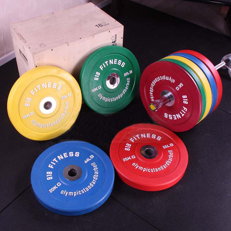 Black/Color Cast Iron/Steel/Rubber Lb/Kg Change Tri Grip/Gym/Olympic/Training/Competition/Standard Calibred/Fractional Bumper Weight Lifting Plates in Stock