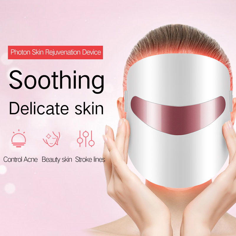 Korea Design LED PDT Schönheit Gesichtsmaske Professionelle Schönheitssalon 3 Farbe Photon PDT Rote LED Gesichtslicht Therapie Schönheitsmaske