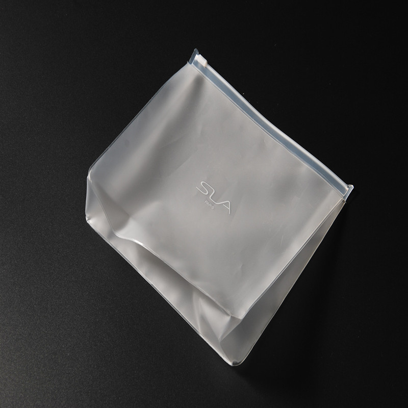 Custom Eco Reißverschluss versiegelte portable Verpackung EVA Weichkunststoffbeutel