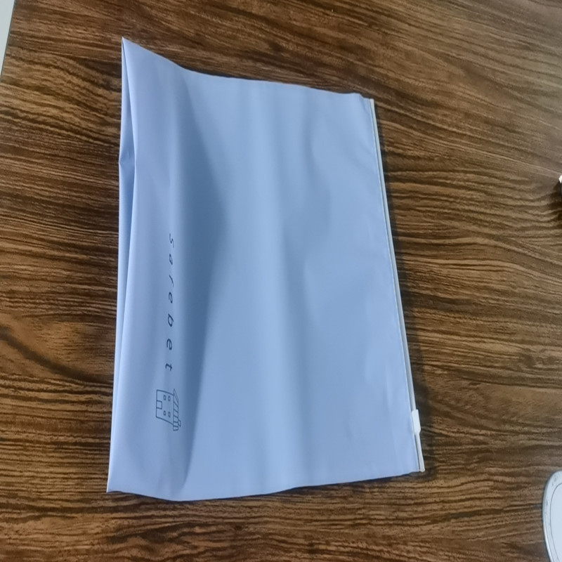 Custom Eco Reißverschluss versiegelte portable Verpackung EVA Weichkunststoffbeutel