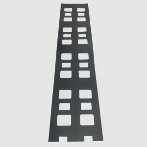 0.175mmPC Isolierblech schwarz Hochtemperatur-beständig Flammschutzmittel Isolierdichtung Bearbeitung kundenspezifischer Hersteller