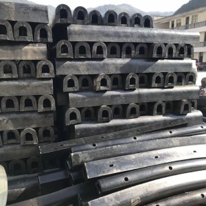 Halbkreisförmige Defensa Marina dock Fender Behälter rechteckig Fender Stoßstange