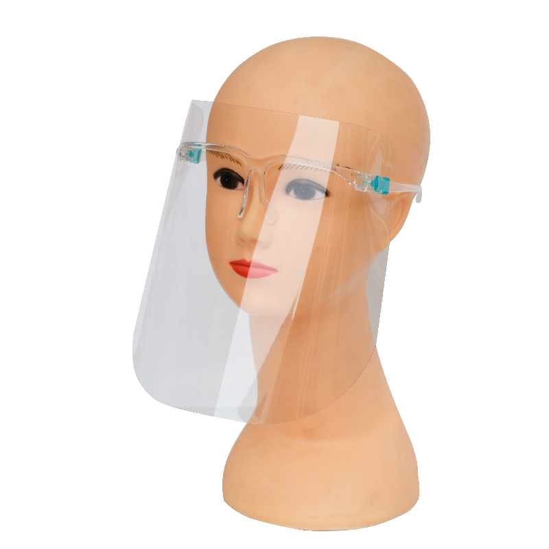 Unisex Winter Polycarbonat Face Shield 2021 Anti-Nebel wiederverwendbare Face Shields mit Glasrahmen