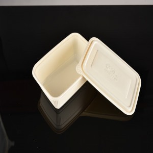 Hochwertige kompostierbare Lunchbox aus Maisstärke