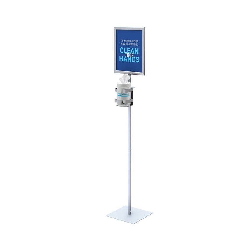 TMJ708 Großhandel Mode Design Metall Hand Sanizer Dispenser Rack Display