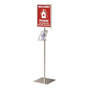 TMJ713 Stehende Hand Sanitizer Dispenserstand mit Holder Portable Hand Sanitisierende Standanzeige