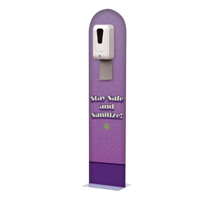 TMJ713 Stehende Hand Sanitizer Dispenserstand mit Holder Portable Hand Sanitisierende Standanzeige