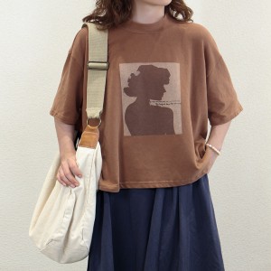 Loose-fitting Design Minimalist Round Collar Stil Stummel Sleeve Stil Casual Solid Farbe Baumwolle und Leinen überdimensioniert 12706 Sweatshirts