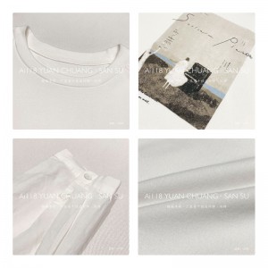 Loose-fitting Design Minimalist Round Collar Stil Stummärmel Stil Casual Solid Farbe Baumwolle und Leinen überdimensioniert 12709 Sweatshirts
