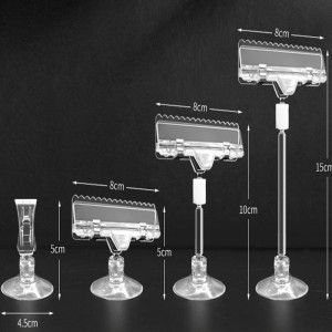 PP-716 Klemmpreiszeichen Clip Etikettenhalter Streifen Regal Etikettenhalter Clips Supermarkt Clip