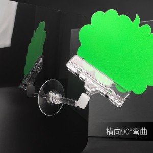 PP-716 Klemmpreiszeichen Clip Etikettenhalter Streifen Regal Etikettenhalter Clips Supermarkt Clip