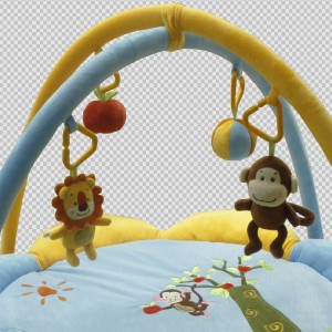 Blumenbabyspielmatte - Löwe