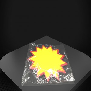 TMJ PP-718 Poster für den Einzelhandel Großhandel Handschrift Papier PREIS TAG kundenspezifische Label Sticker Card Burst Sign Pop