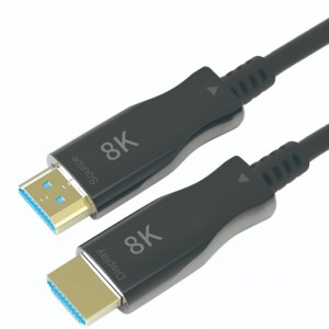 Heiße Verkäufe 10M \\/ 33ft HDMI 8K AOC Extender mit 8K @ 60Hz \\/ 4K @ 120Hz 48Gbps von Mann zu Mann für Videoprojektion