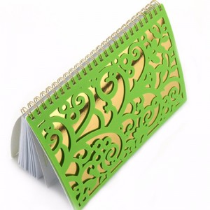 Notebook mit Laserschnitt PP