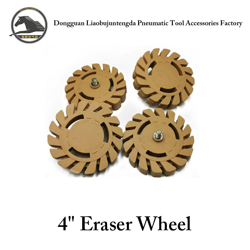 4 Inch Rubber Eraser Wheel Decal Removal Wheel Decal Car Wallpaper Keramik Reinigungswerkzeuge