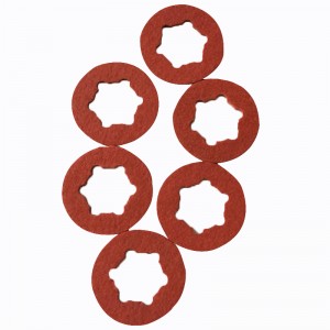 Hochtemperaturbeständiges rundes schnelles Papier, feuerfestes rotes schnelles Papier, elektrisches Isolationspapier