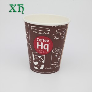 10 Unzen braune Kaffee Pappbecher, wie man einen Pappbecher zum Mitnehmen macht