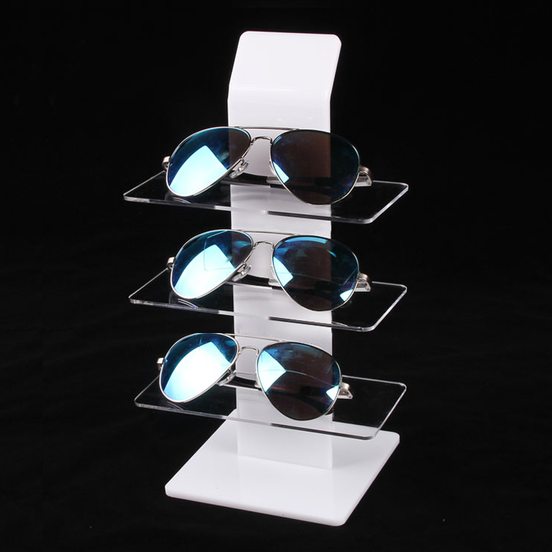 TMJ PP-569 benutzerdefinierte Arbeitsplatte Ständer für Sonnenbrillen Acryl Brillen Display Ständer