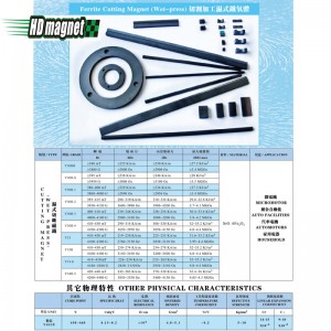 Ferritschneidemagnet (Nasspresse)