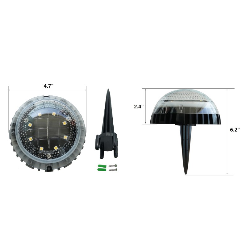 Solar Bodenlampe-Gartenleuchten