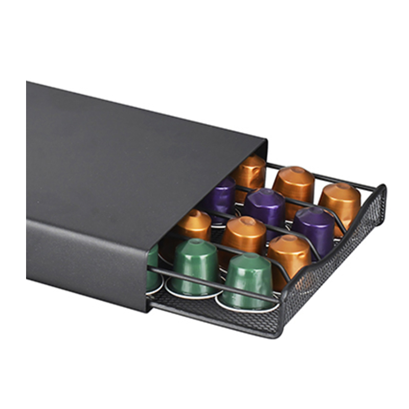 TMJ PP-584 Metall Chrome 40 Pod Nespresso Kaffeekapsel Holder für Heimküche-Displaystand